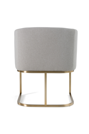   U-Shaped Brass Base Dining Chair | Oroa.com
