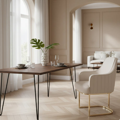   Gray Sloped-Back Dining Chair | Oroa.com