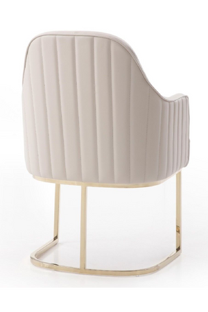   Gray Sloped-Back Dining Chair | Oroa.com