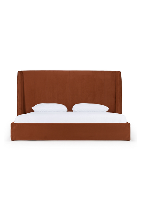   Orange Upholstered Bed | Oroa.com