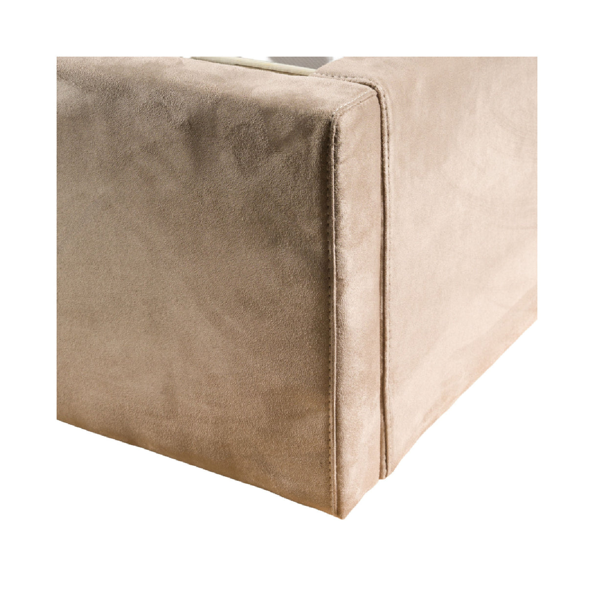   Taupe Microfiber Bed | Oroa.com