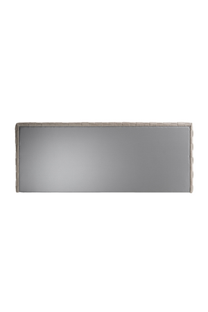   Gray Velvet Bed | Oroa.com