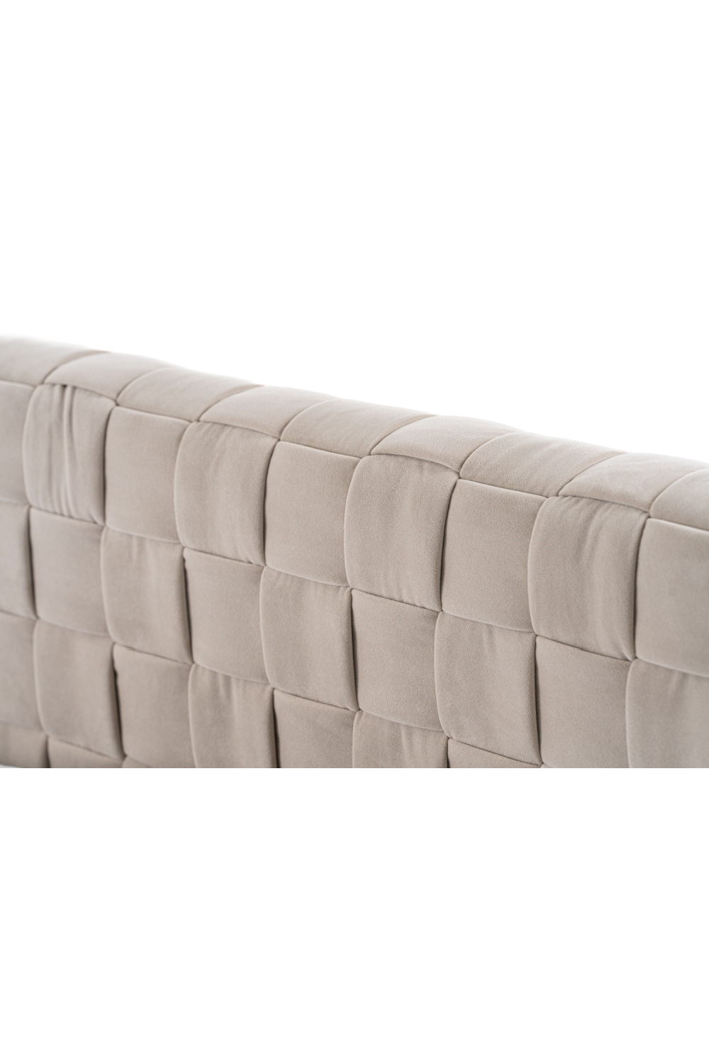   Gray Velvet Bed | Oroa.com
