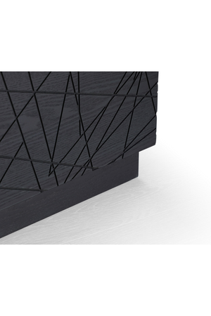   Black Square 4-Drawer Coffee Table | Oroa.com