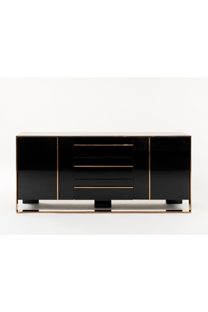   Black Gloss Sideboard | Oroa.com
