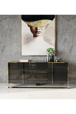   Black Gloss Sideboard | Oroa.com
