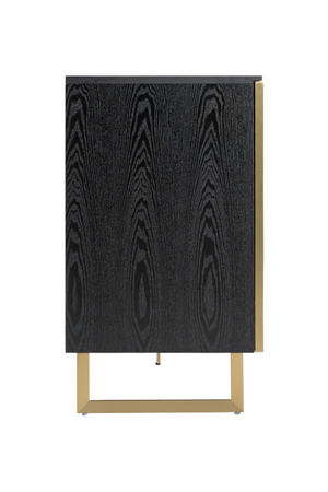   Black Oak 4-Door Sideboard | Oroa.com