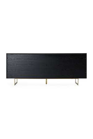   Black Oak 4-Door Sideboard | Oroa.com