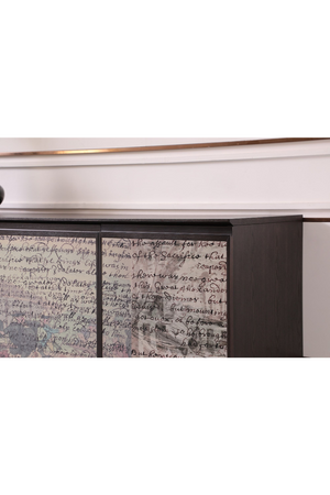   Smoked Ash 3-Door Sideboard | Oroa.com