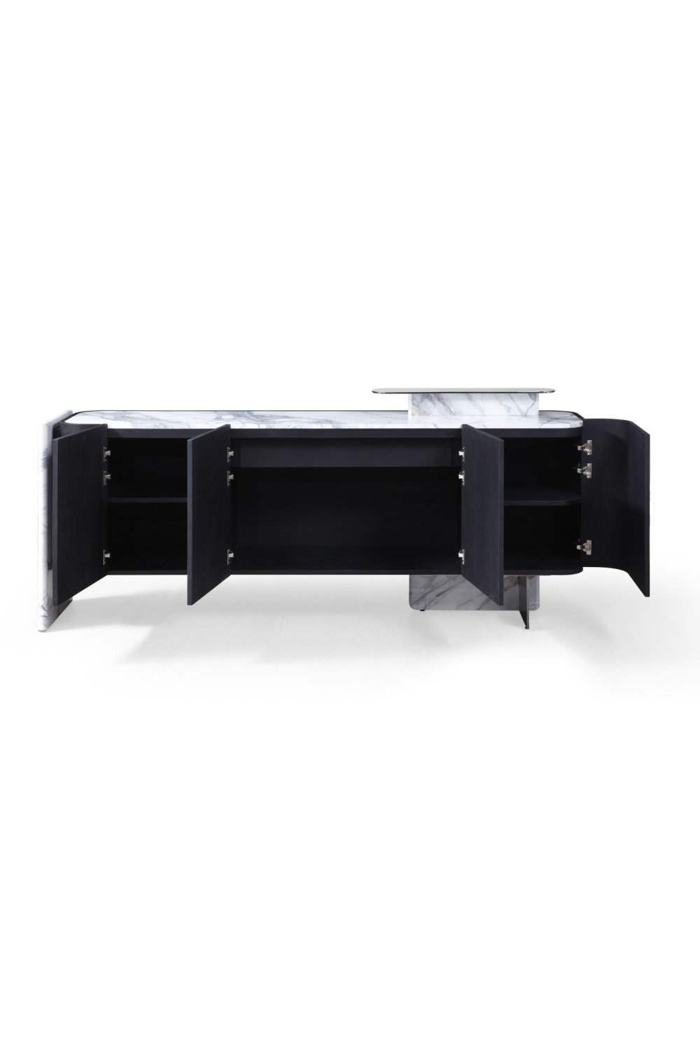   Black Oak 4-Door Sideboard | Oroa.com