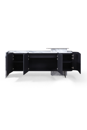   Black Oak 4-Door Sideboard | Oroa.com