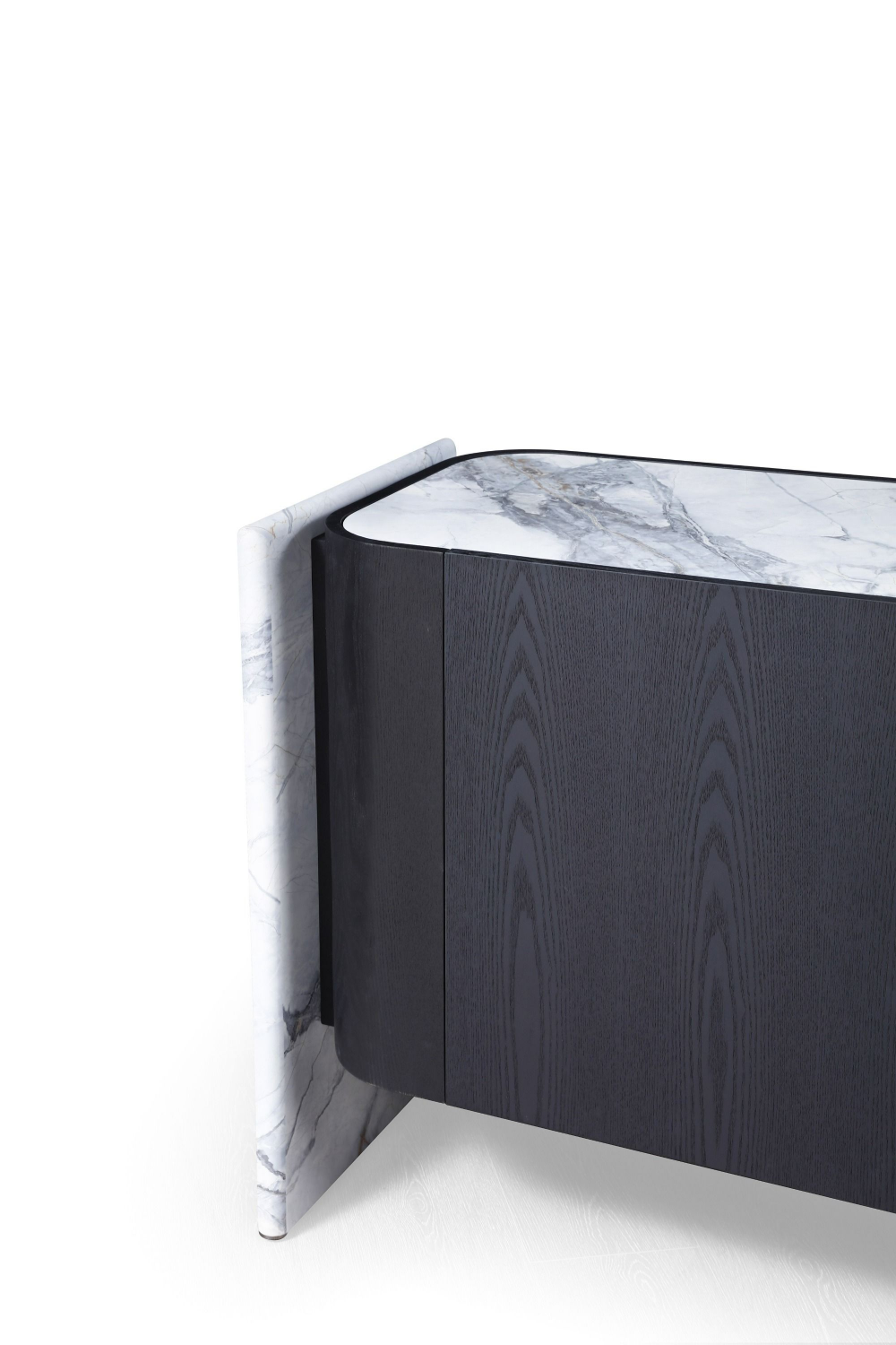   Black Oak 4-Door Sideboard | Oroa.com
