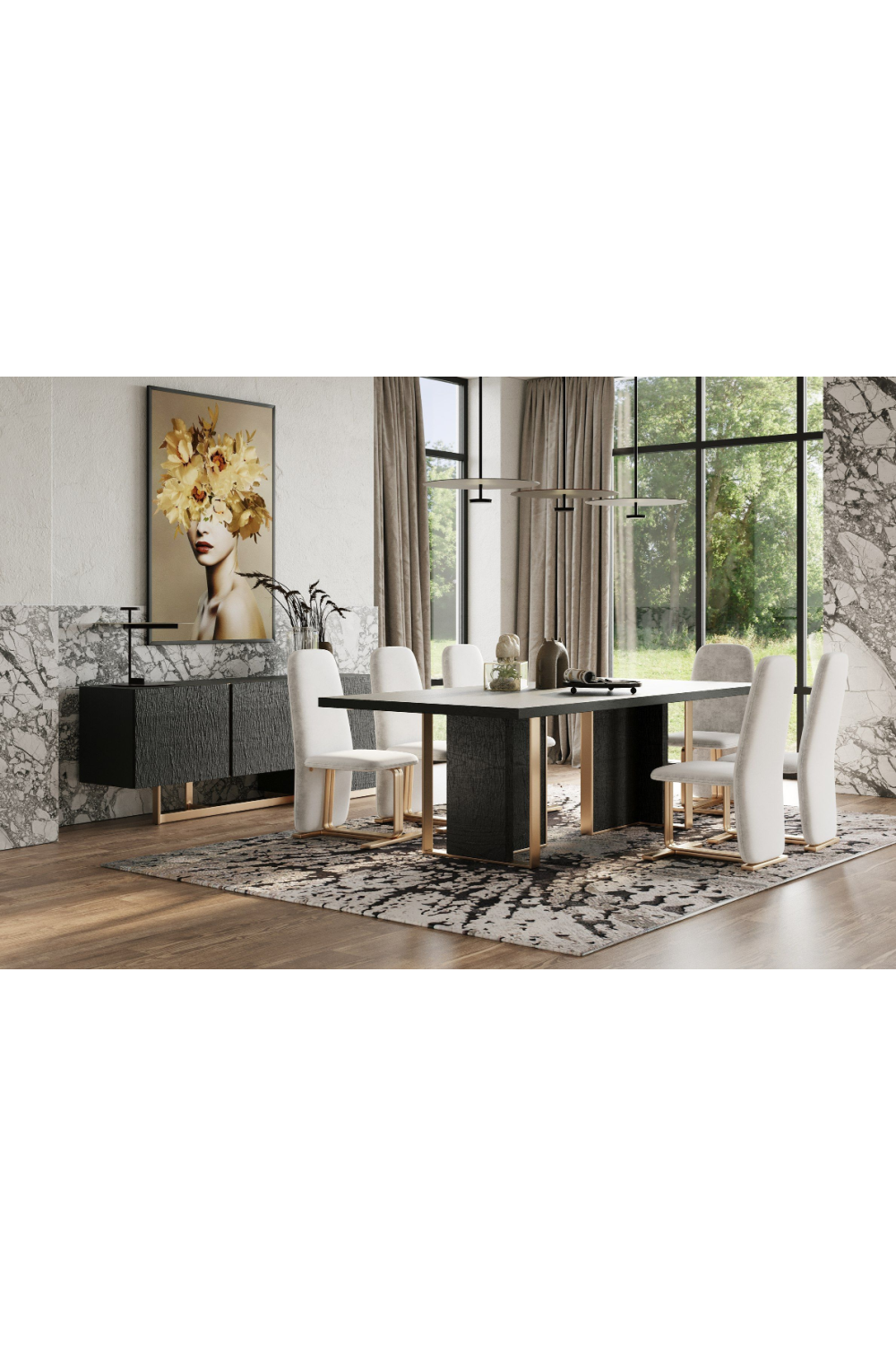   Black Ash Sideboard | Oroa.com