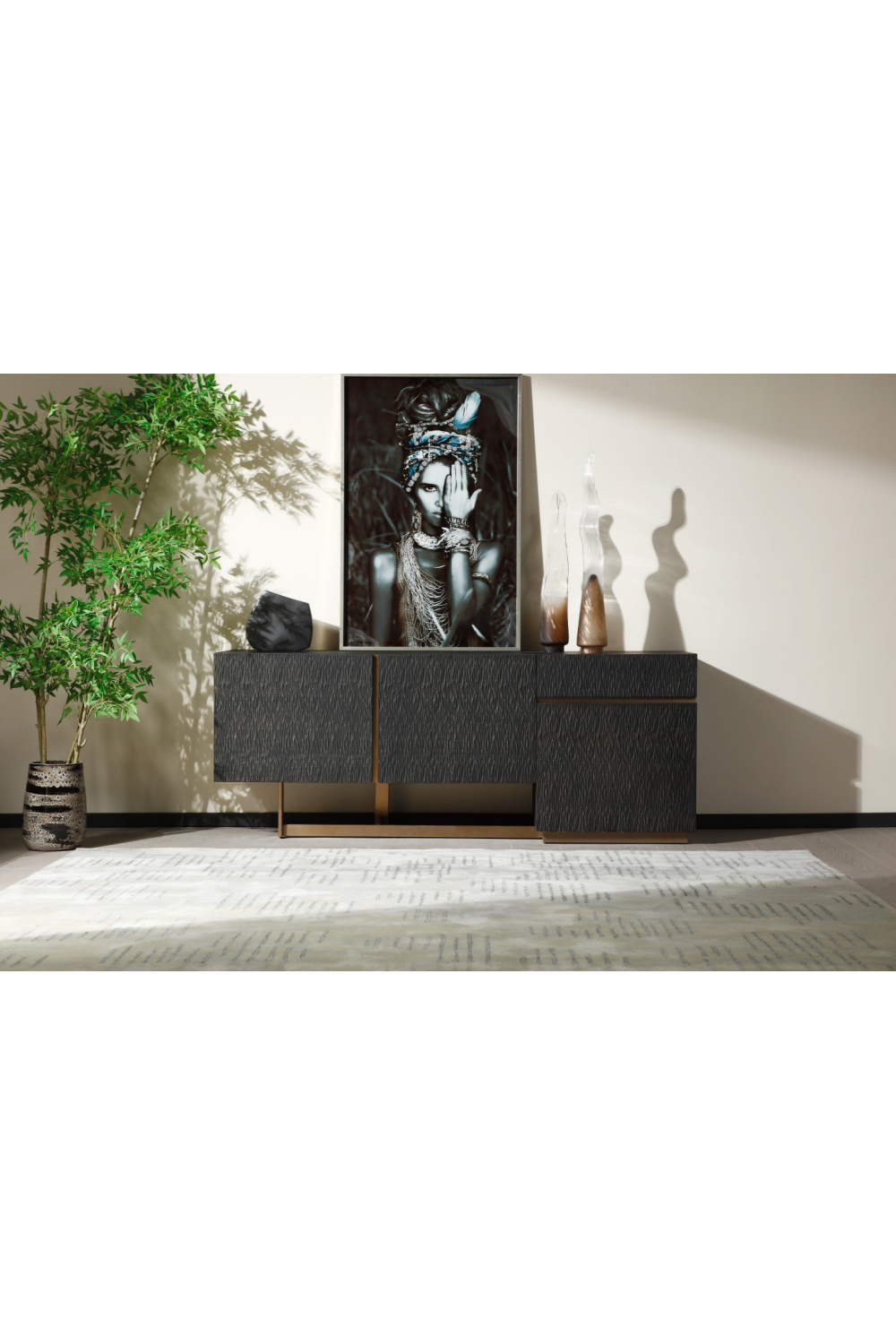   Black Ash Sideboard | Oroa.com