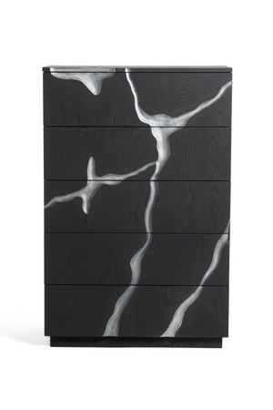   Matte Brown 5-Drawer Chest | Oroa.com
