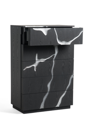   Matte Brown 5-Drawer Chest | Oroa.com