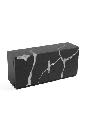   Matte Brown 6-Drawer Dresser | Oroa.com