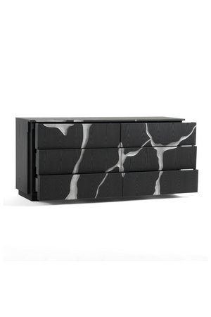   Matte Brown 6-Drawer Dresser | Oroa.com