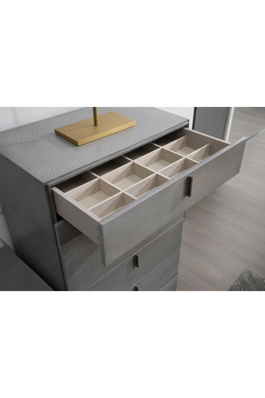   Gray Crackle 6-Drawer Chest | Oroa.com