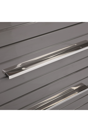   Gray Slatted 6-Drawer Chest | Oroa.com