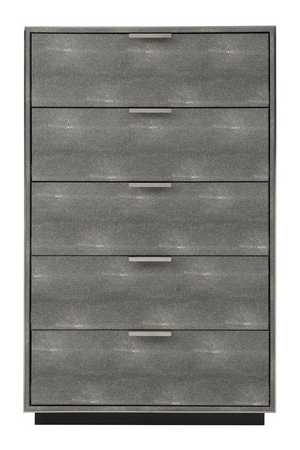   Dark Shagreen 5-Drawer Chest | Oroa.com