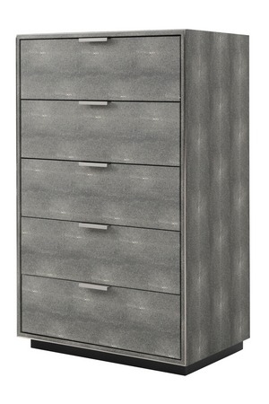   Dark Shagreen 5-Drawer Chest | Oroa.com