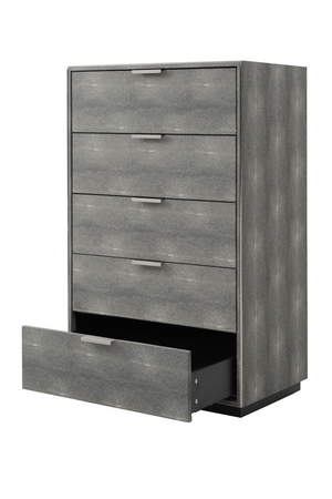   Dark Shagreen 5-Drawer Chest | Oroa.com