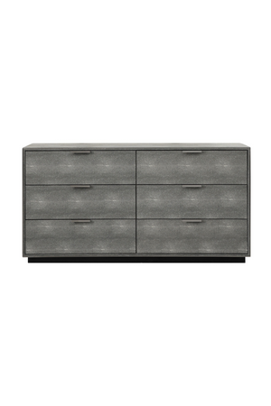   Dark Shagreen 6-Drawer Dresser | Oroa.com