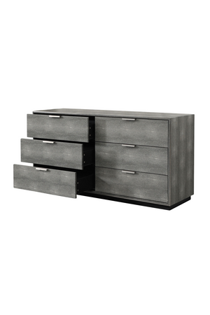   Dark Shagreen 6-Drawer Dresser | Oroa.com
