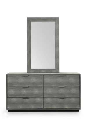   Dark Shagreen 6-Drawer Dresser | Oroa.com