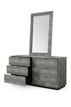   Dark Shagreen 6-Drawer Dresser | Oroa.com