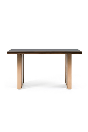   Black Glass Console Table | Oroa.com