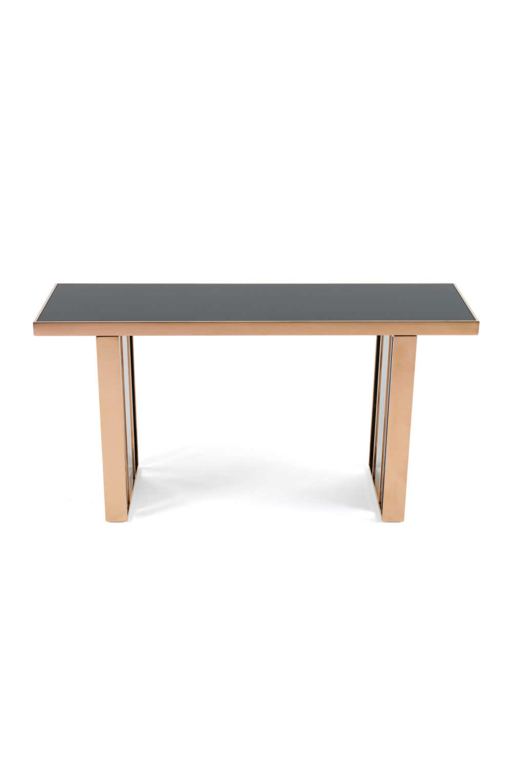   Black Glass Console Table | Oroa.com