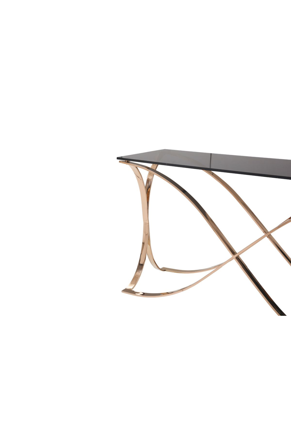   Smoked Glass Console Table | Oroa.com