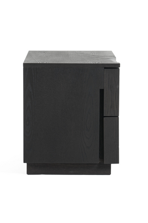   Matte Brown 2-Drawer Nightstand | Oroa.com