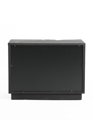   Matte Brown 2-Drawer Nightstand | Oroa.com