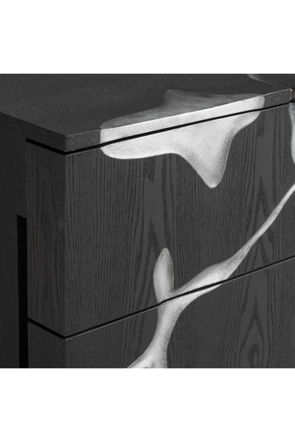   Matte Brown 2-Drawer Nightstand | Oroa.com