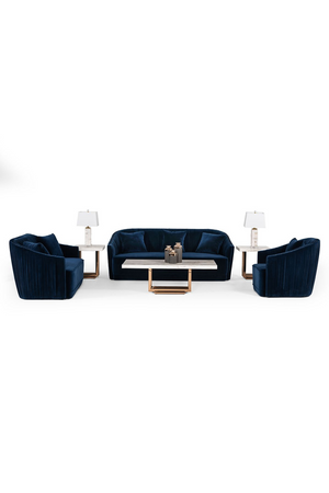   Blue Velvet Sofa | Oroa.com