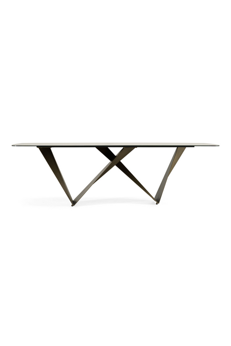   White Ceramic Dining Table | Oroa.com