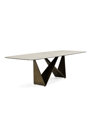   White Ceramic Dining Table | Oroa.com