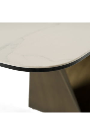   White Ceramic Dining Table | Oroa.com