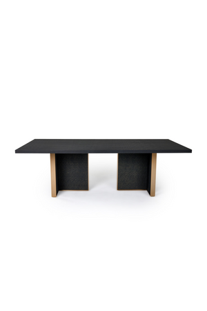   Black Ash Wood Dining Table | Oroa.com