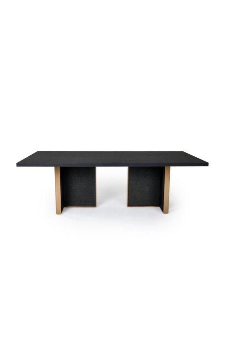  Black Ash Wood Dining Table | Oroa.com