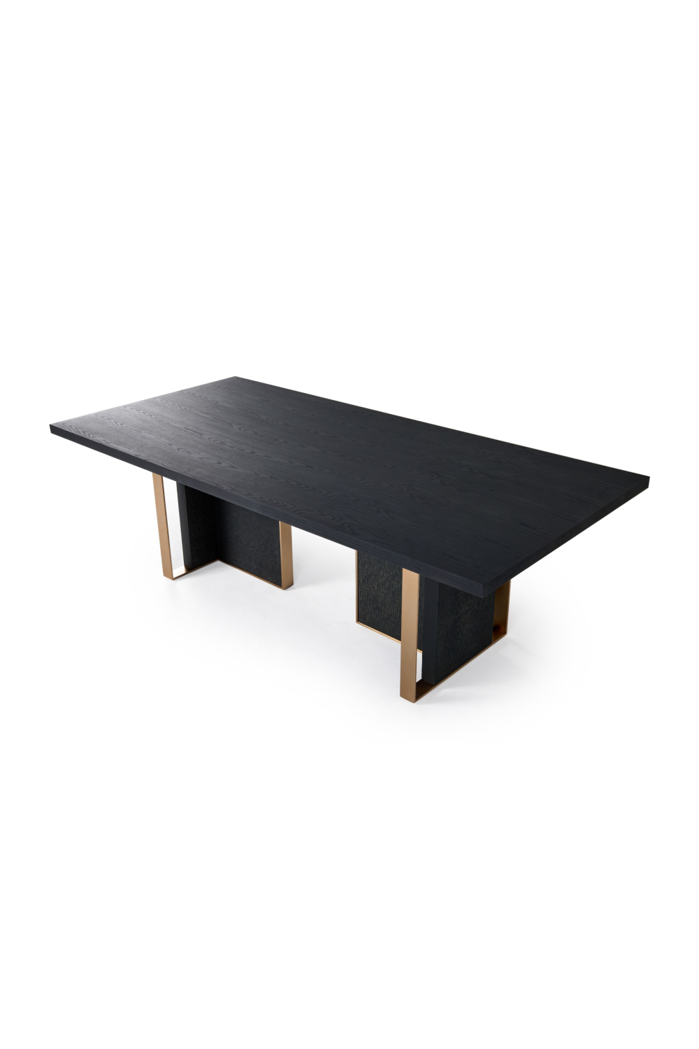   Black Ash Wood Dining Table | Oroa.com