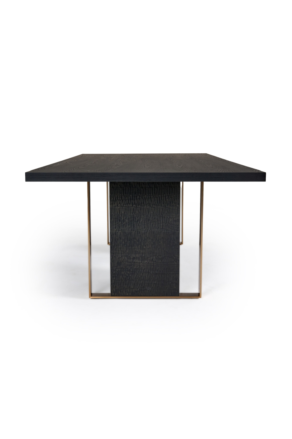   Black Ash Wood Dining Table | Oroa.com