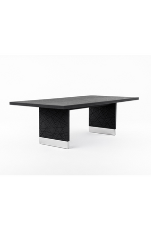   Black Ash Dining Table | Oroa.com