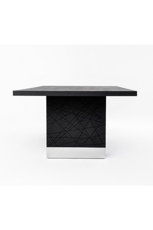   Black Ash Dining Table | Oroa.com
