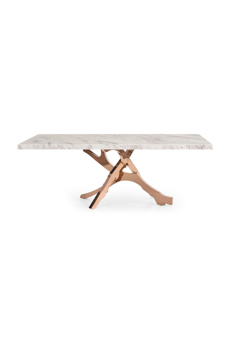   White Marble Dining Table | Oroa.com