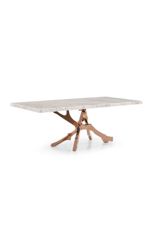   White Marble Dining Table | Oroa.com
