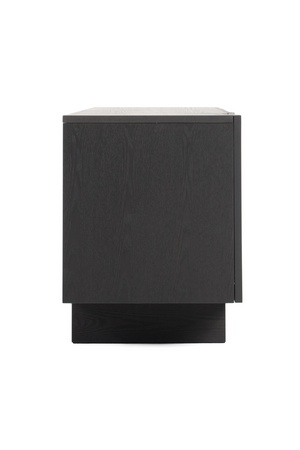   Matte Brown 4-Door TV Stand | Oroa.com